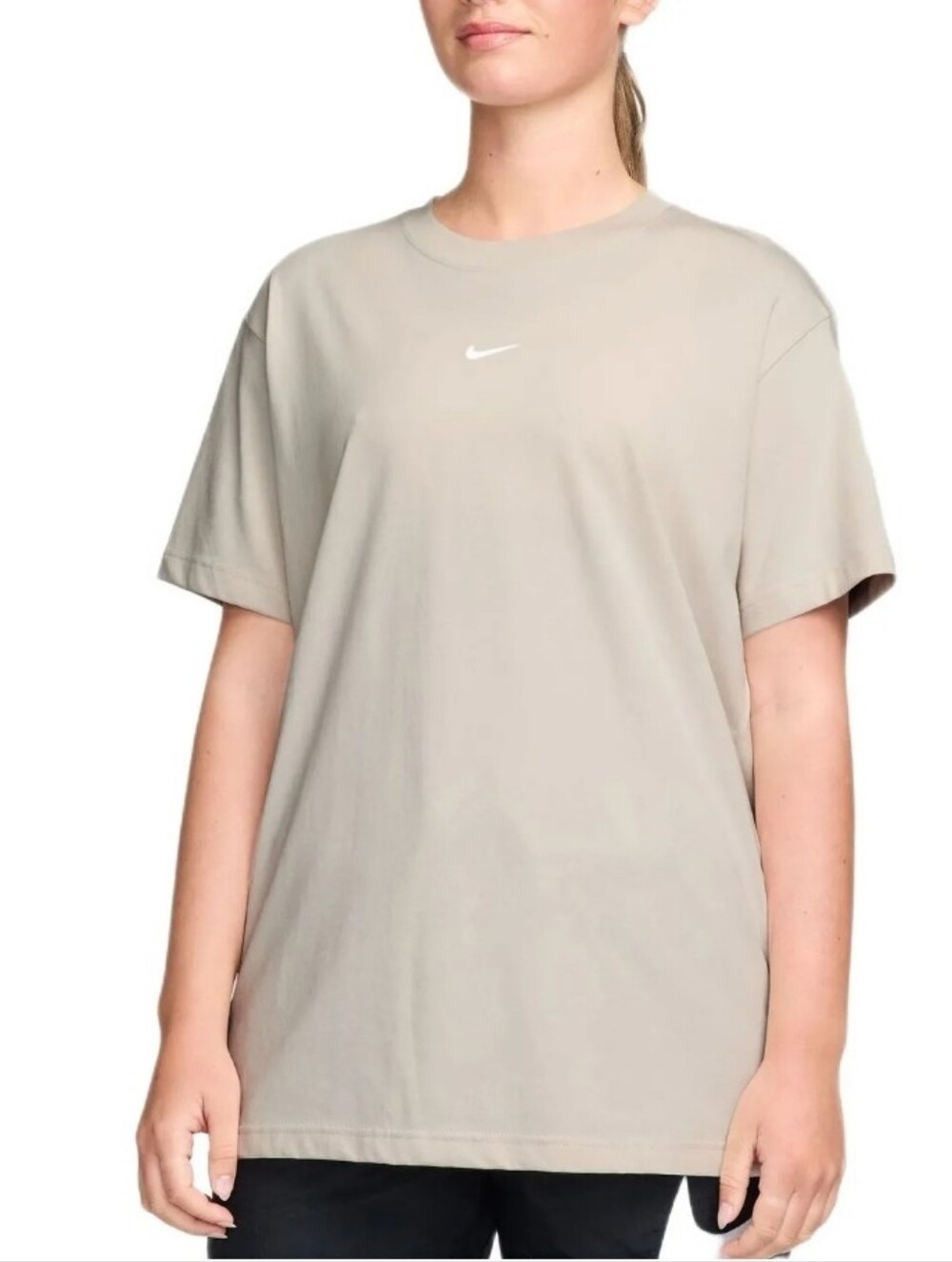 Nike Sportswear Plus Size Loose Fit T Shirt NWT Cream 1X Athletic